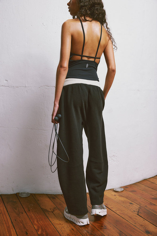 FREE PEOPLE YOU WISH PANTS - BLACK 9098
