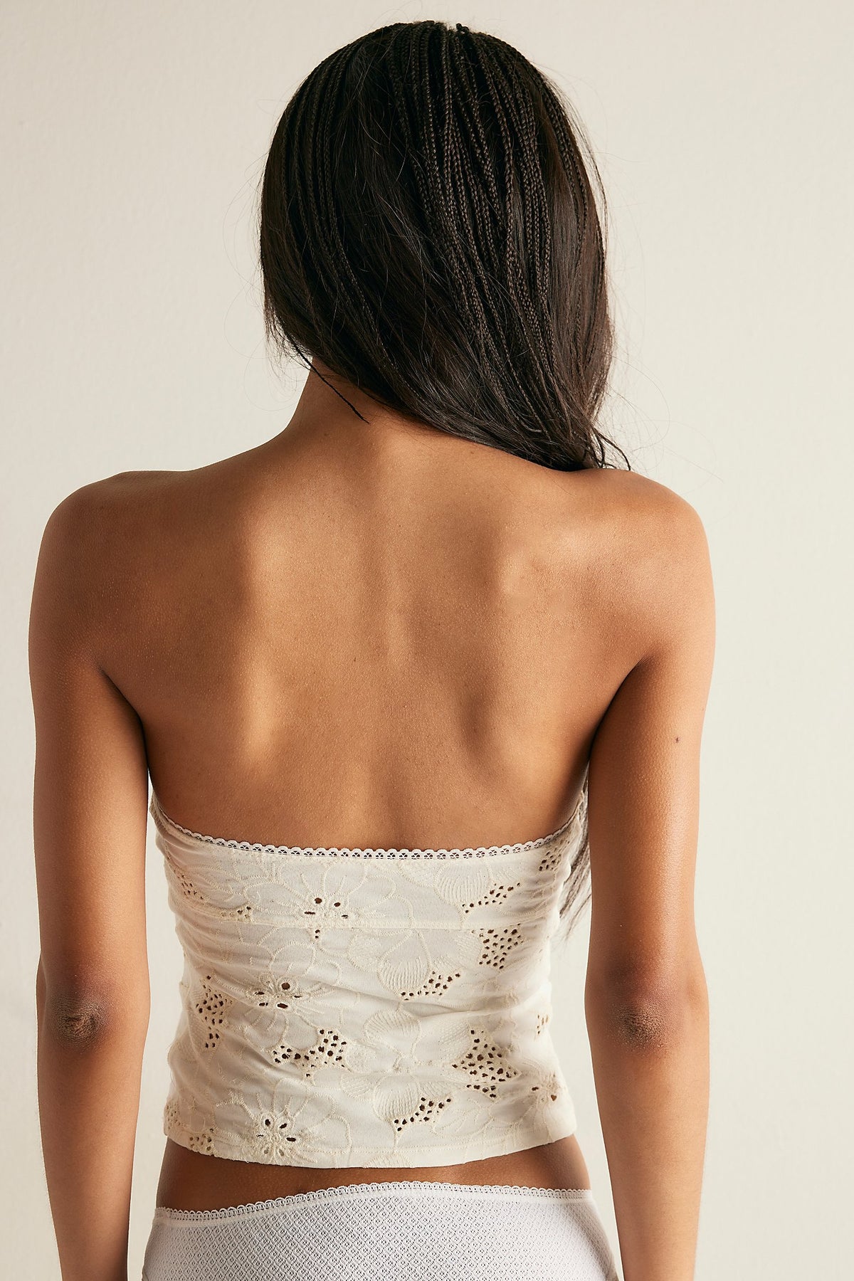 FREE PEOPLE ALL INTIMATELY EVER AFTERNOON TUBE TOP - CLEAN IVORY 46CY