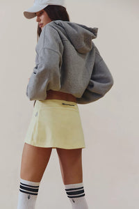 FREE PEOPLE HOT SHOT MINI SKORT - SUNLIT GLOW 7086