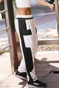 FREE PEOPLE MOVEMENT TRICKED OUT PANTS - WHITE COMBO 8288