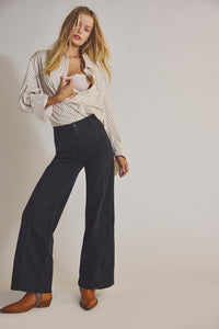 FREE PEOPLE WE THE FREE LIBRE WIDE LEG - CAFE NOIR 7752