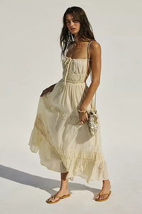 FREE PEOPLE TAKING SIDES MAXI - WET PLASTER 1102