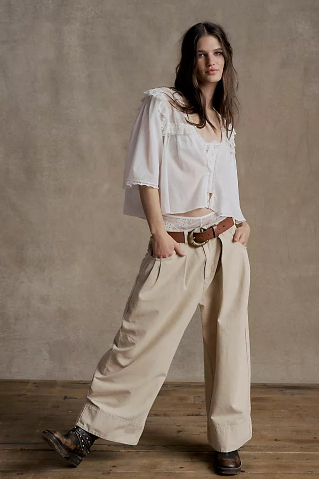 FREE PEOPLE SWEET TALK CHINO PANTS - CROISSANT 1244 – Work It Out FREE PEOPLE SWEET TALK CHINO PANTS - CROISSANT 1244 – Work It Out