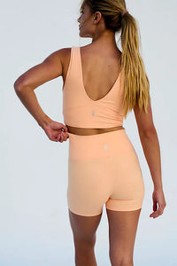 FREE PEOPLE MOVEMENT NEVER BETTER BIKE SHORTS - MORNING SUN 1733