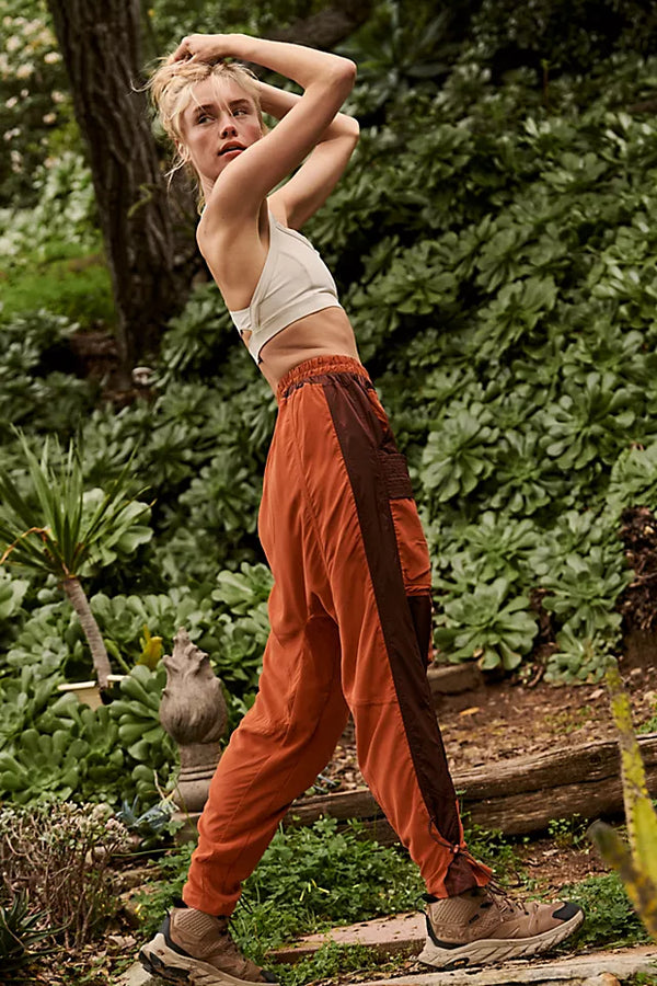 FREE PEOPLE MOVEMENT TRICKED OUT PANTS - RED EARTH COMBO 8288