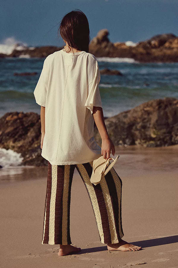 FREE PEOPLE WE THE FREE SHELL TEE - IVORY