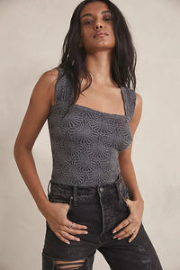 FREE PEOPLE INTIMATELY LOVE LETTER CAMI - BLACK 938