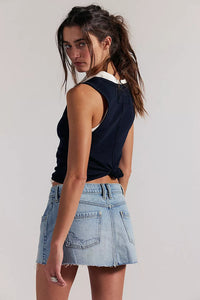 FREE PEOPLE WE THE FREE LAINEY LOW RISE MINI SKIRT - ITS ALL RIGHT 6679