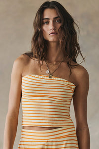 FREE PEOPLE SAILOR TUBE SET - PAPAYA COMBO 3599