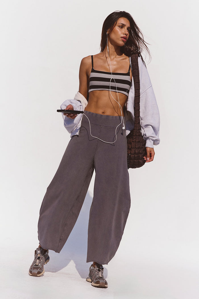 FREE PEOPLE MOVEMENT HOT SHOT EASY PANTS - VINTAGE BLACK 5198