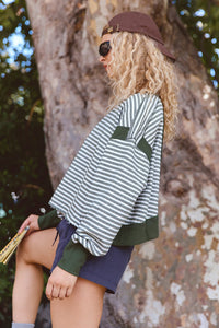 FREE PEOPLE FP MOVEMENT MY TIME TEXTURED LAYER - IVY 5838