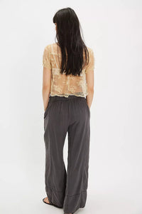 FREE PEOPLE DAYS END LINE PULL ON PANTS - BLACK 8799