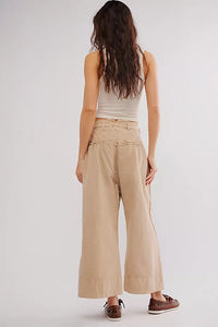 FREE PEOPLE  SWEET TALK CHINO PANTS - CROISSANT 1244