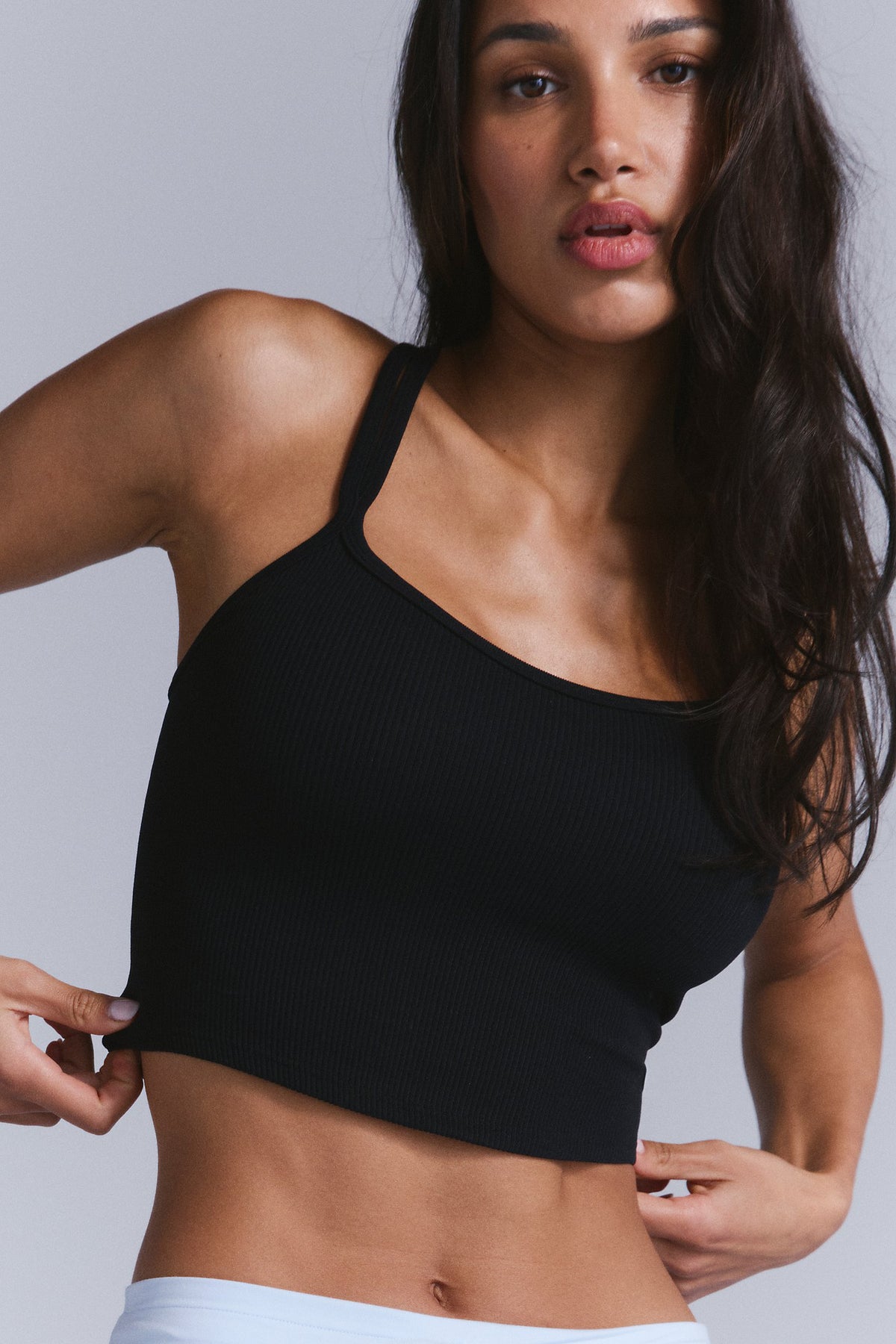 FREE PEOPLE FP MOVEMENT FREE THROW BREAK A SWEAT CAMI - BLACK 7554