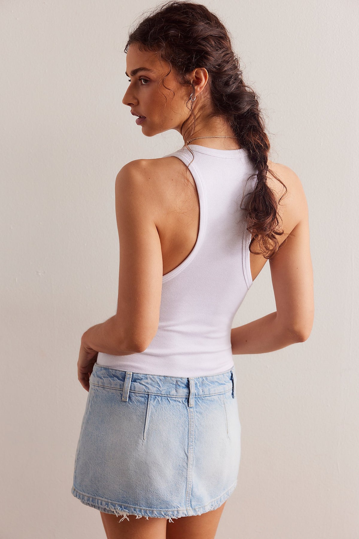 FREE PEOPLE WE THE FREE GALIVANTING SKORT - AEGEAN 4070