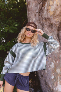 FREE PEOPLE FP MOVEMENT MY TIME TEXTURED LAYER - IVY 5838