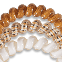 TELETIES HAIR TIE LARGE - UPSTAGE BEIGE