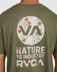 RVCA DRAWN IN SHORT SLEEVE T SHIRT - GPB0