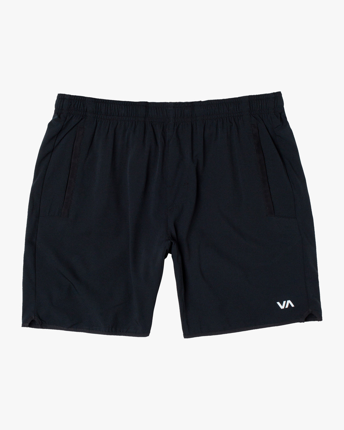 RVCA YOGGER STRETCH ELASTIC SHORTS 17" - BLK