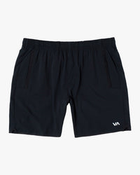 RVCA YOGGER STRETCH ELASTIC SHORTS 17" - BLK