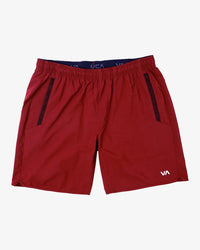 RVCA YOGGER STRETCH ELASTIC SHORTS 17" - CAR