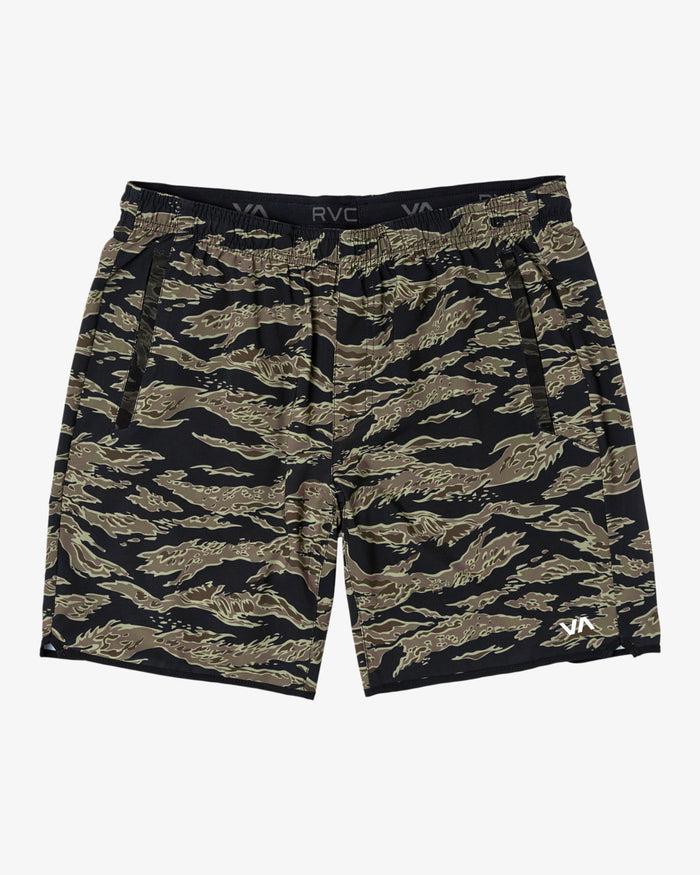 RVCA YOGGER STRETCH ELASTIC SHORTS 17" - TMV6