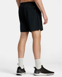 RVCA YOGGER STRETCH ELASTIC SHORTS 17" - BLK