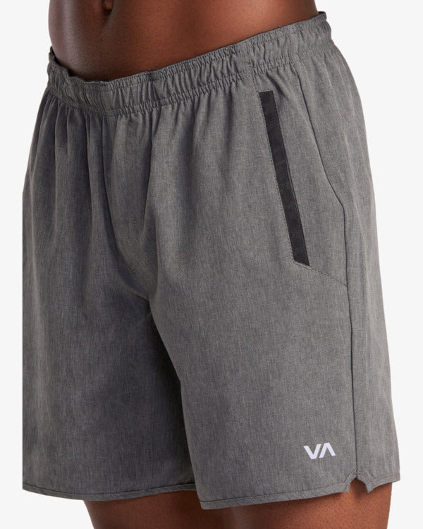 RVCA YOGGER STRETCH ATHLETIC SHORTS 17" - CCH