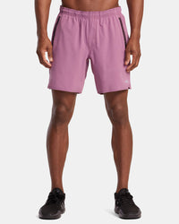 RVCA YOGGER STRETCH ATHLETIC SHORTS 17' - MMC0