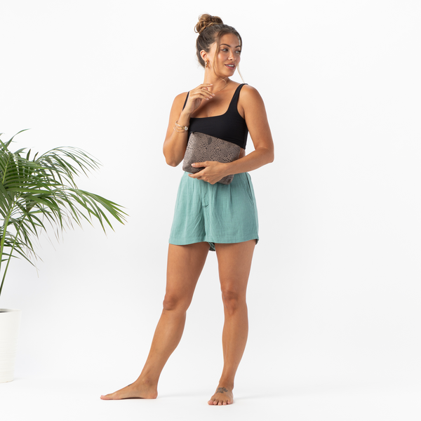 ALOHA COLLECTION SMALL / PYTHON / ESPRESSO BLACK – Work It Out