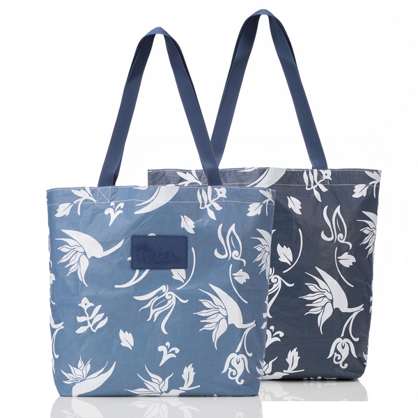 ALOHA COLLECTION  REVERSIBLE TOTE / PEKELO / VINTAGE BLUE