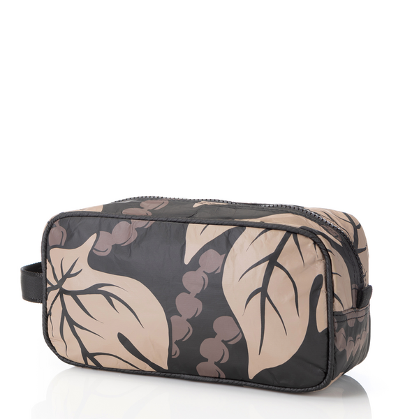 ALOHA COLLECTION DOPP KIT / KUKUI / JAVA BLACK