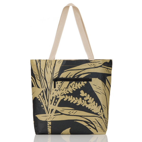 ALOHA COLLECTION REVERSIBLE TOTE / TI LEAF / LATTE
