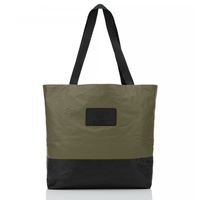 ALOHA COLLECTION REVERSIBLE TOTE / DIPPED / BLACK/OLIVE