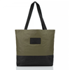 ALOHA COLLECTION  REVERSIBLE TOTE / DIPPED / BLACK/OLIVE