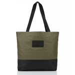 ALOHA COLLECTION  REVERSIBLE TOTE / DIPPED / BLACK/OLIVE