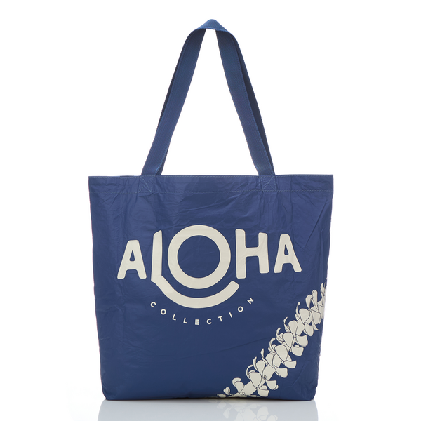 ALOHA COLLECTION REVERSIBLE TOTE / OVERLEI / CURRENT/NAVY