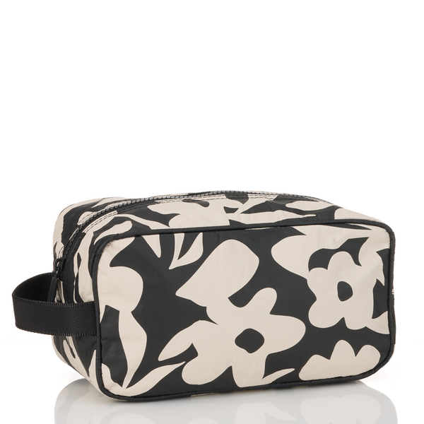 ALOHA COLLECTION DOPP KIT / FALL FLOWERS / BLACK/SANDSTONE