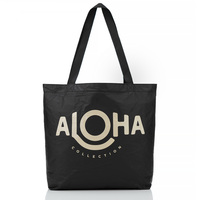 ALOHA COLLECTION REVERSIBLE TOTE / HELICONIA / GLOW/BLACK