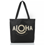 ALOHA COLLECTION  REVERSIBLE TOTE / HELICONIA / GLOW/BLACK