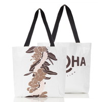 ALOHA COLLECTION  REVERSIBLE TOTE / MOKIHANA / JAVA