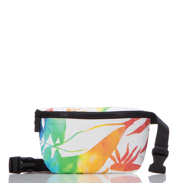 ALOHA COLLECTION MINI HIP PACK / PAINTED BIRDS / RAINBOW