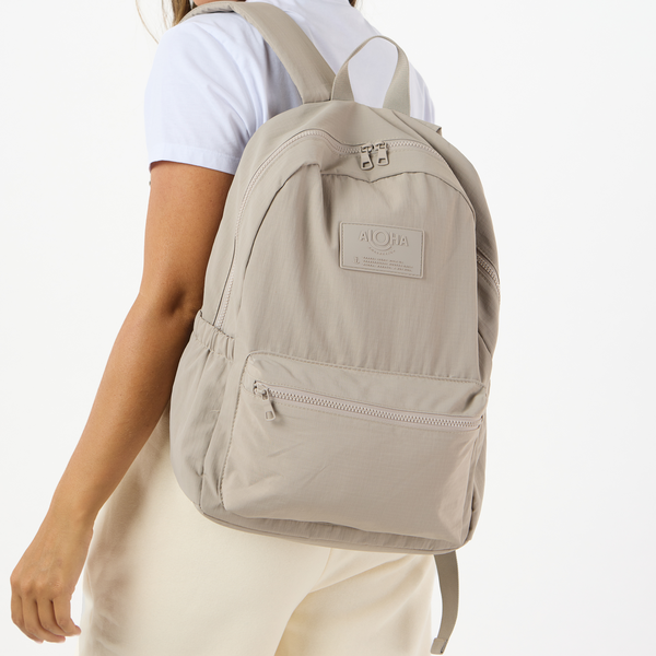 ALOHA COLLECTION KEEP IT LIGHT BACKPACK / MONOCHROME / TAUPE