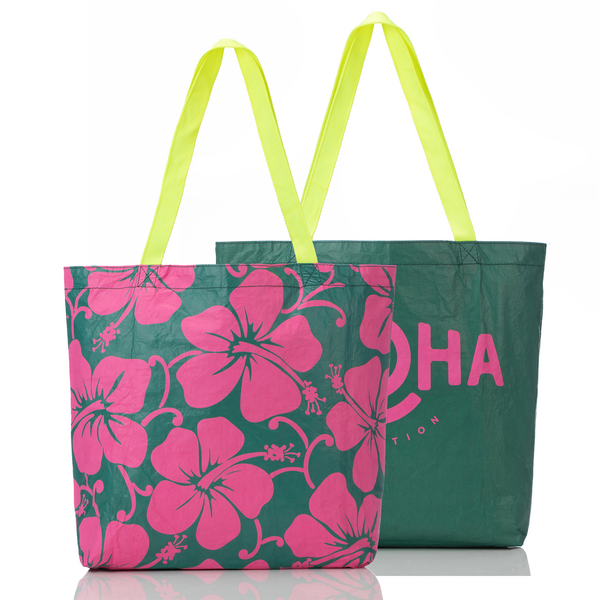 ALOHA COLLECTION REVERSIBLE TOTE / HANA HOU / WATERMELON