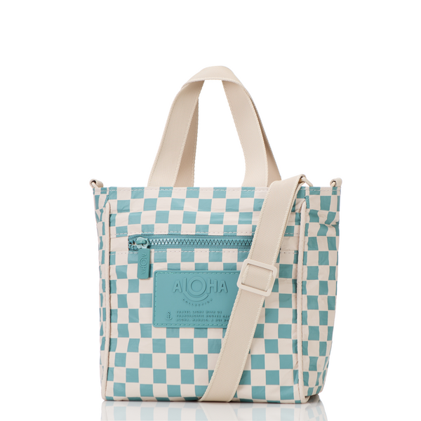 ALOHA COLLECTION CROSSBODY / PETITE CHECK / TIDE SANDSTONE