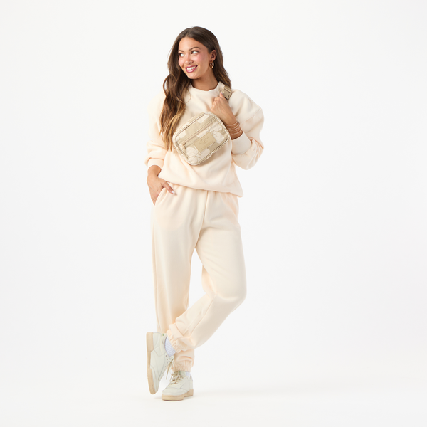ALOHA COLLECTION KEEP IT LIGHT HIP PACK / HANA HOU / CREME/DUNE