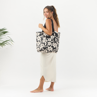 ALOHA COLLECTION DAY TRIPPER / FALL FLOWERS / BLACK/SANDSTONE