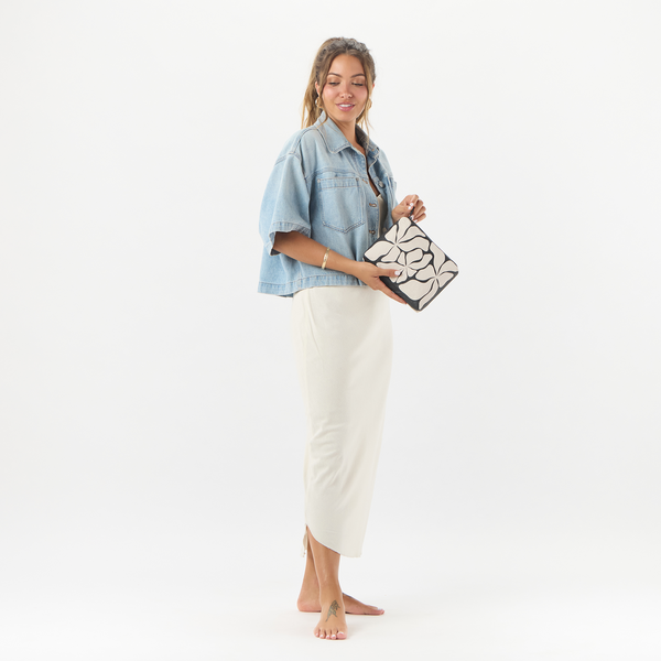 ALOHA COLLECTION SMALL / WAVY / BLACK/SANDSTONE