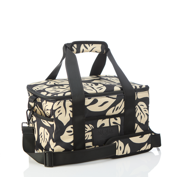 ALOHA COLLECTION PACKABLE COOLER / LAULE'A / SAND ON BLACK