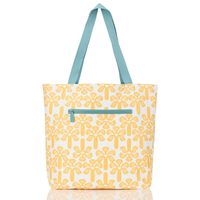 ALOHA COLLECTION REVERSIBLE TOTE / LEI LIFE / HONEY/TIDE